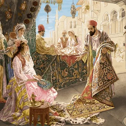 همسر سلطان در حجره فرش فروش (12941)