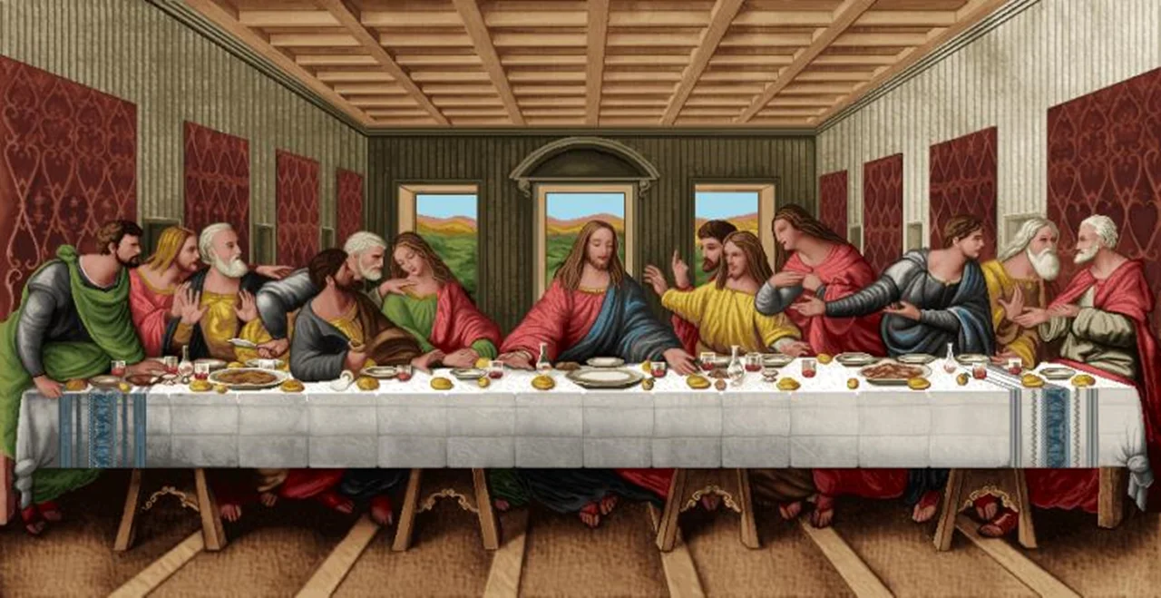 شام آخر مسیح سایز بزرگ (6602)